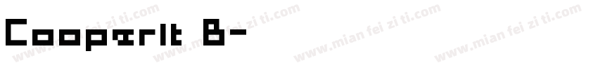 Cooperlt B字体转换